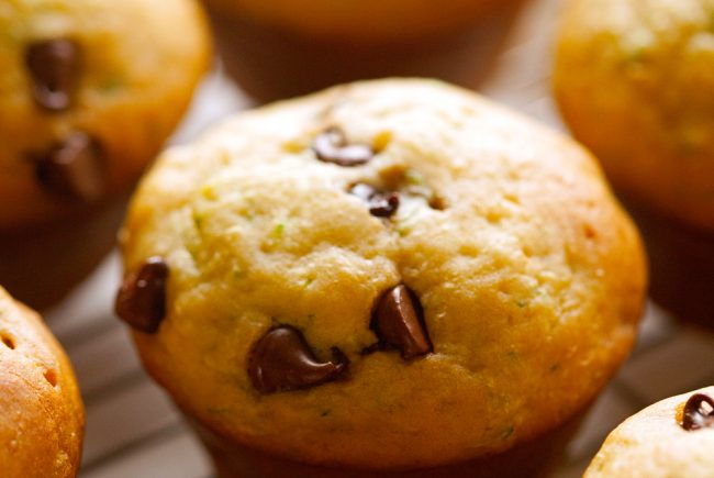 Zucchini Chocolate Chip Muffins