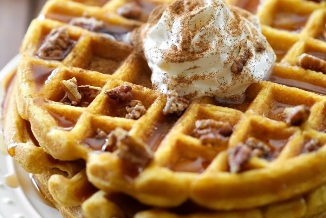 Buttermilk Pumpkin Waffles