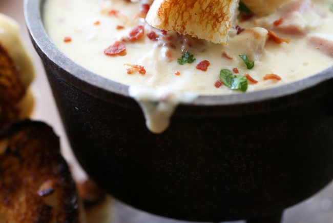Chicken Cordon Bleu Soup