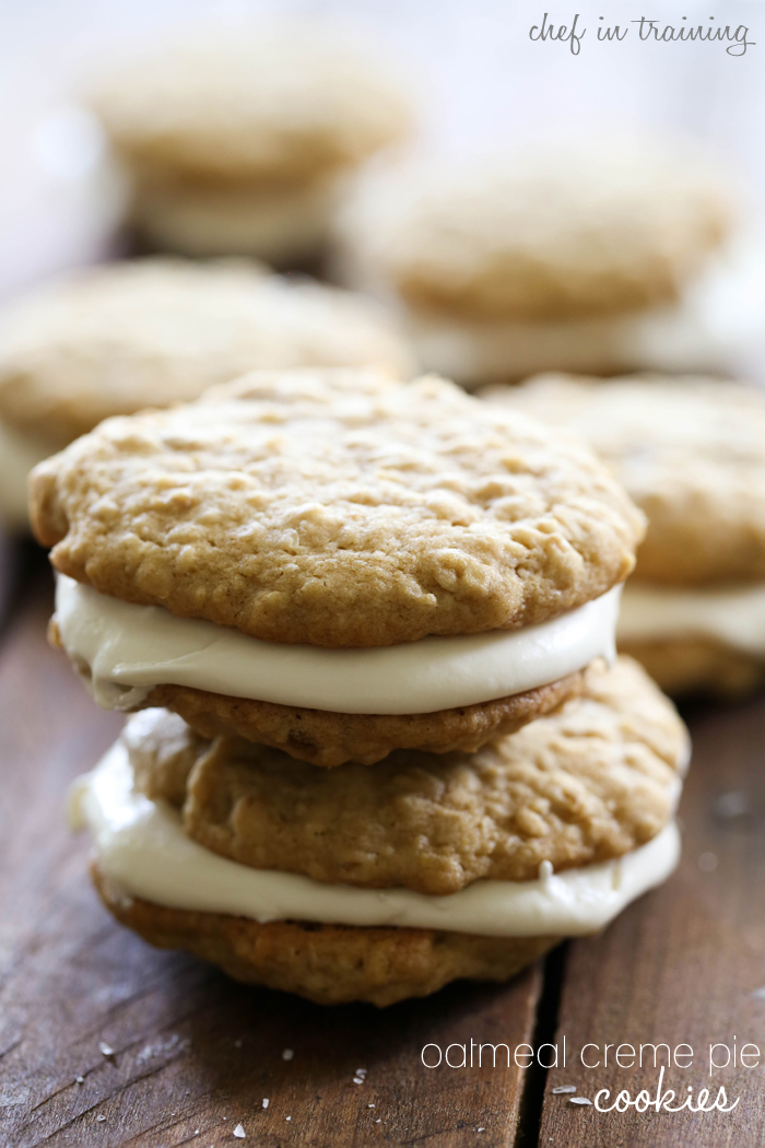 Oatmeal Creme Pie Cookies from chef-in-training.com …These cookies are AMAZING!