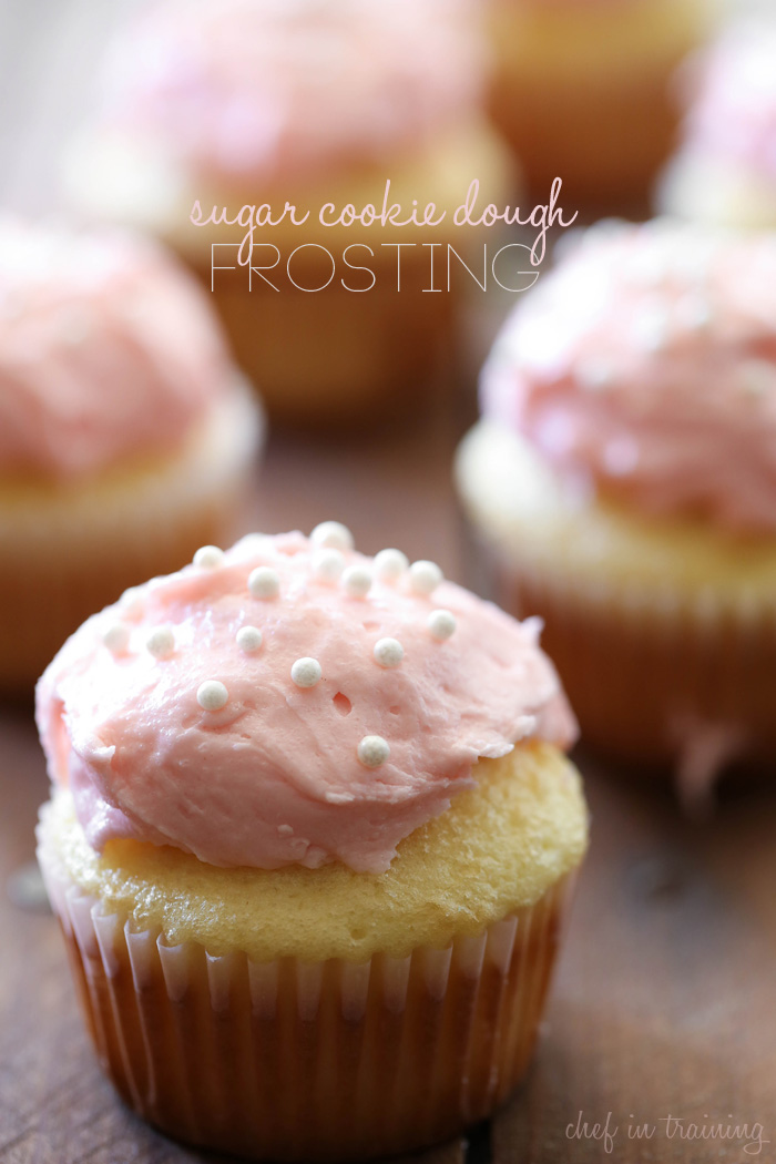 Sugar Cookie Dough Frosting… oh. my. gosh. This recipe is INCREDIBLE and the flavor is spot on!