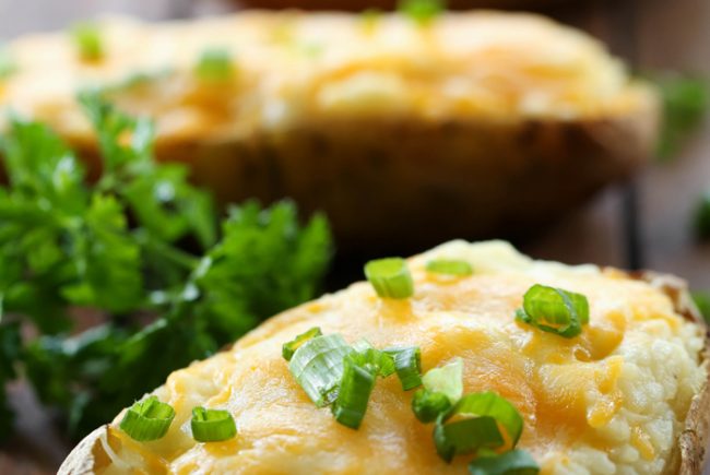 Twice Baked Potato Boats