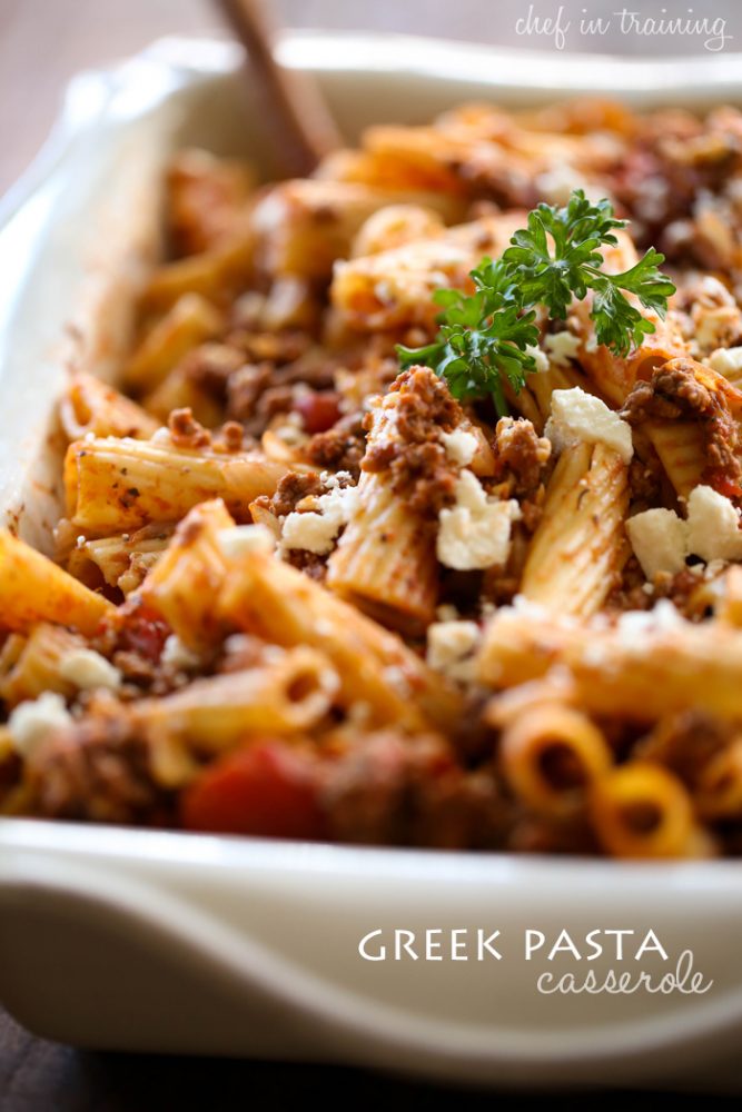 Greek Pasta Casserole Chef in Training