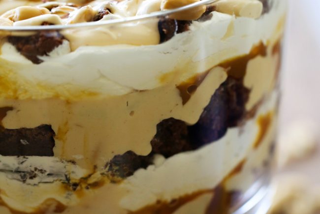 Snickers Brownie Trifle