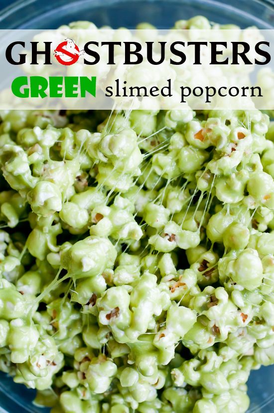ghostbusters green slimed popcorn