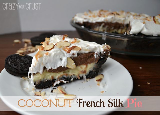 Coconut French Silk Pie
