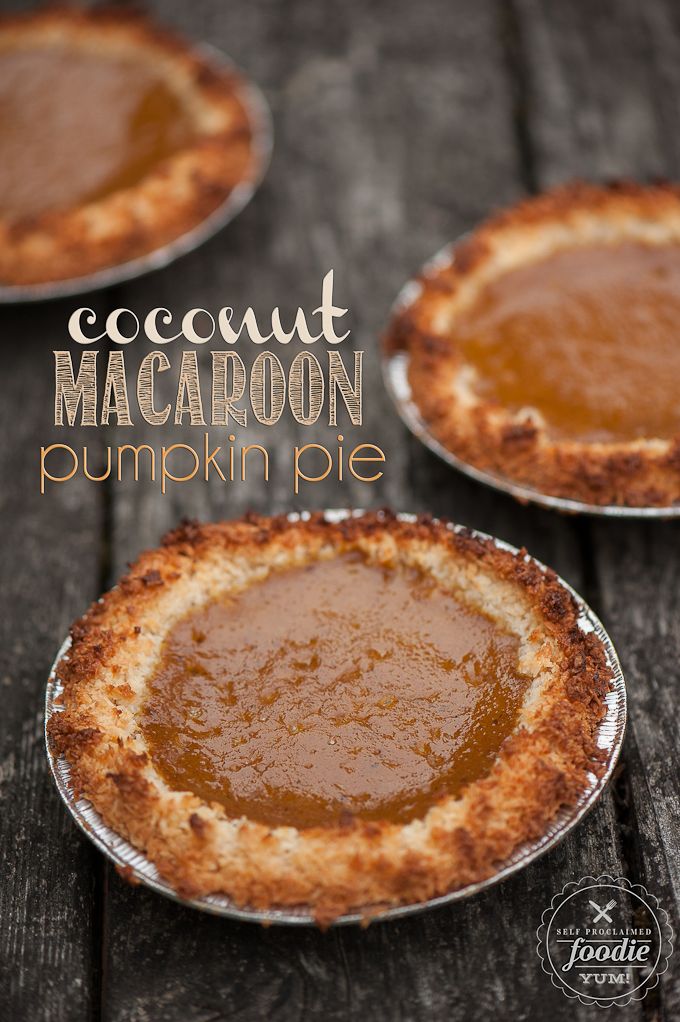 Coconut Macaroon Pumpkin Pie