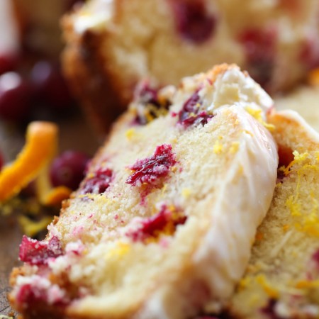 Cranberry Orange Pound Cake from chef-in-training.com ...This Pound Cake is so moist and is perfect for the winter and holiday season!