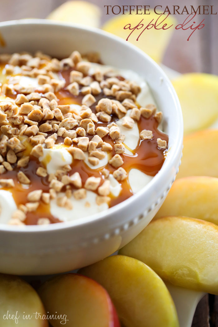 Toffee Caramel Apple Dip... this is easy, delicious and a crowd favorite!
