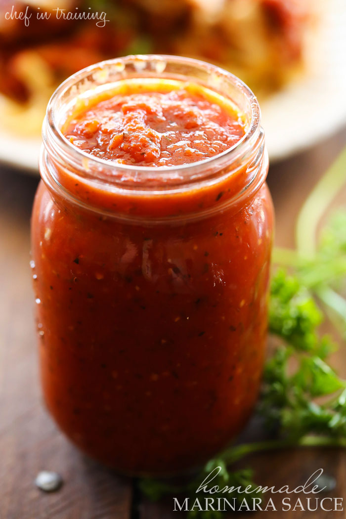 Homemade Marinara Sauce... This recipe is INCREDIBLE! The Best marinara hands down- it is packed with delicious flavor!