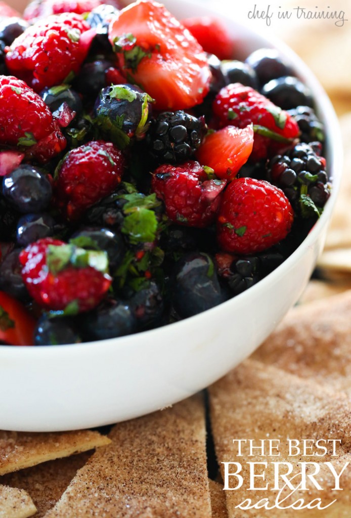 The BEST Berry Salsa... This Salsa is seriously PHENOMENAL! The flavors are so addictive and refreshing! 