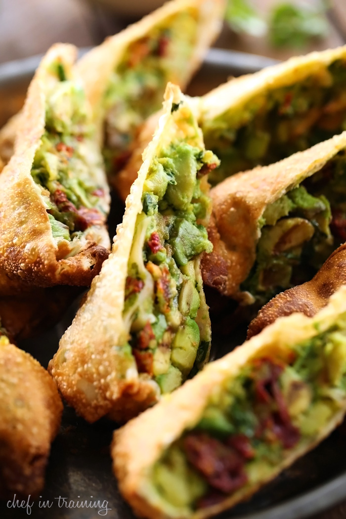 Avocado Egg Rolls... These are absolutely DIVINE! So much delicious flavor packed into one incredible appetizer! This will be one recipe you will want to make over and over again!
