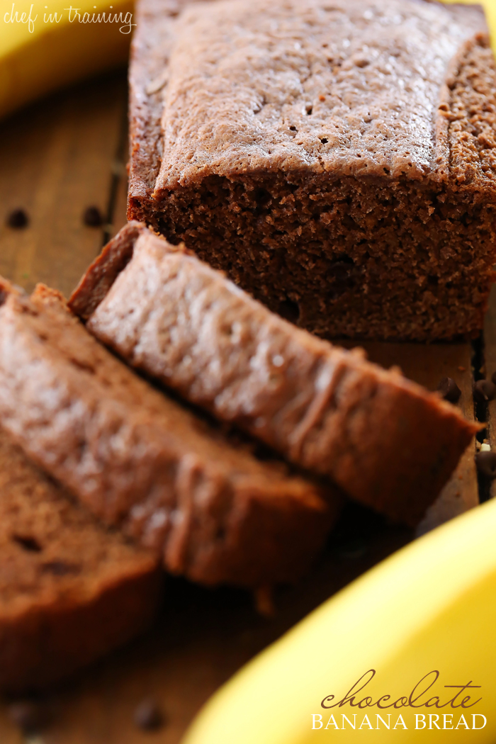 Chocolate Banana Bread... this recipe is DELICIOUS! It is super moist and the flavor is wonderful! The chocolate spin is fantastic!