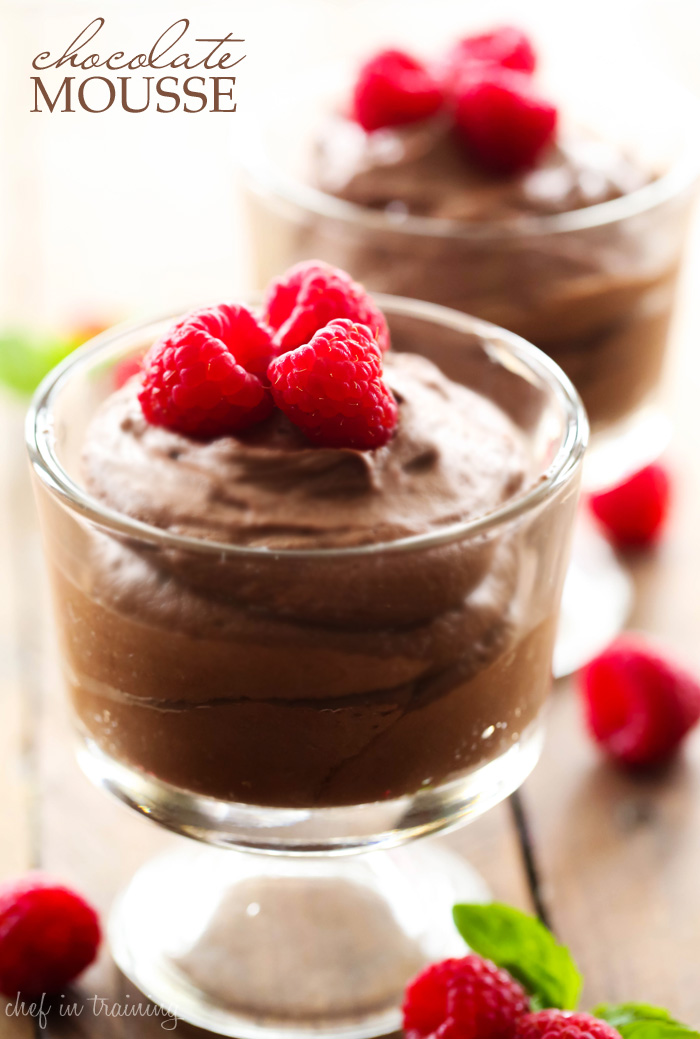 Chocolate Mousse... This Mousse is creamy, rich and absolutely divine! Perfect for all chocolate lovers!