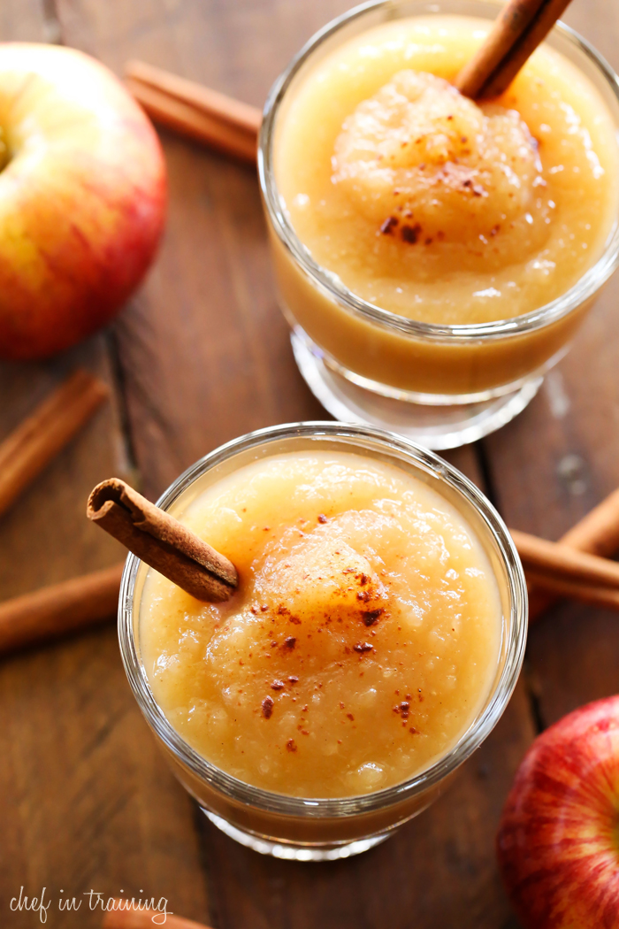 Homemade Applesauce... This recipe is surprisingly SO easy and so much better than store bought! I will never have it any other way!