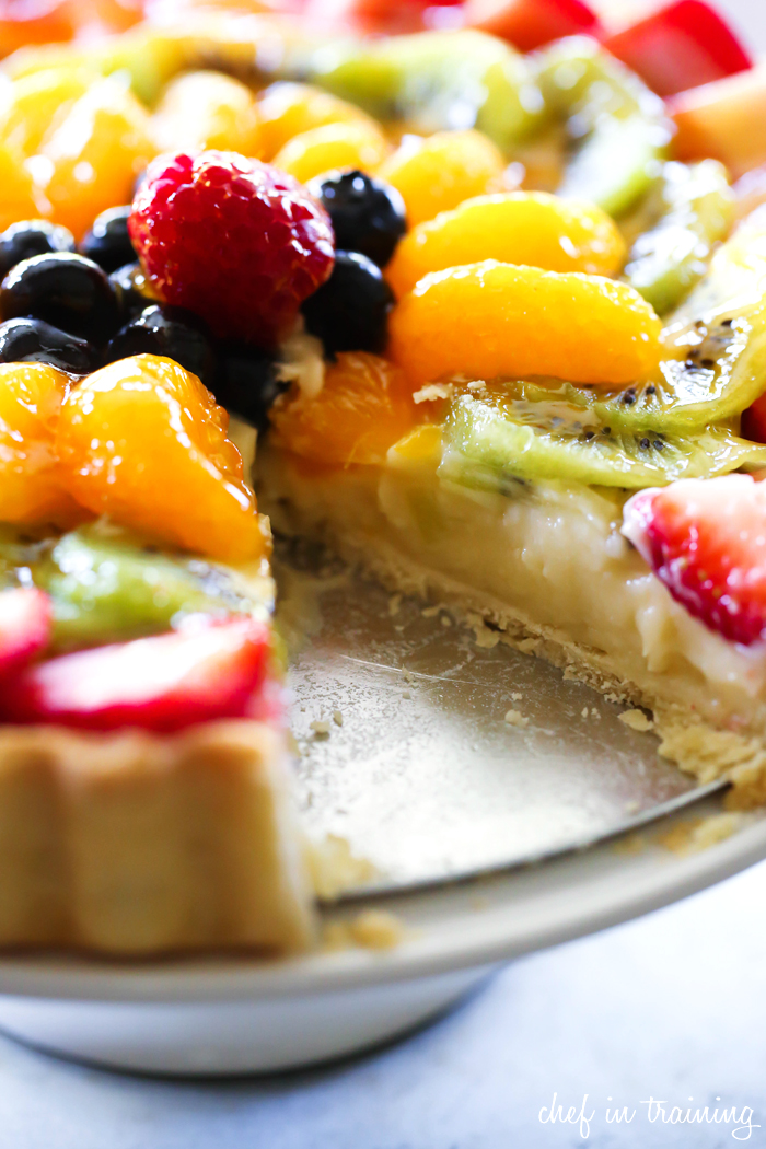 Fruit Tart... this fruit tart is as delicious as it is beautiful! It is the perfect summer treat!