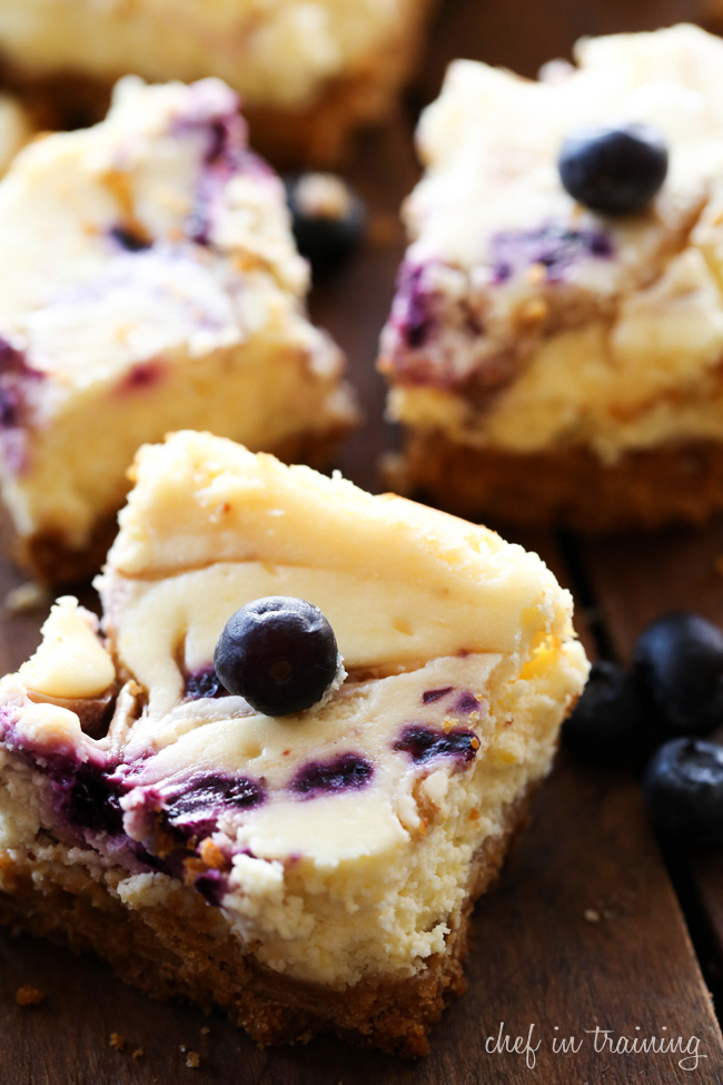 These Lemon Blueberry Cheesecake Bars are absolutely heavenly! They have such a fresh and delicious flavor. This will be one recipe you will want to make over and over again!