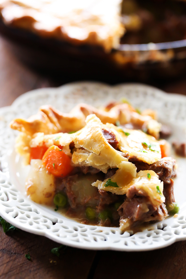 Beef Pot Pie... This is a delicious meal packed with flavor and tasty ingredients! This will quickly become a new family favorite!