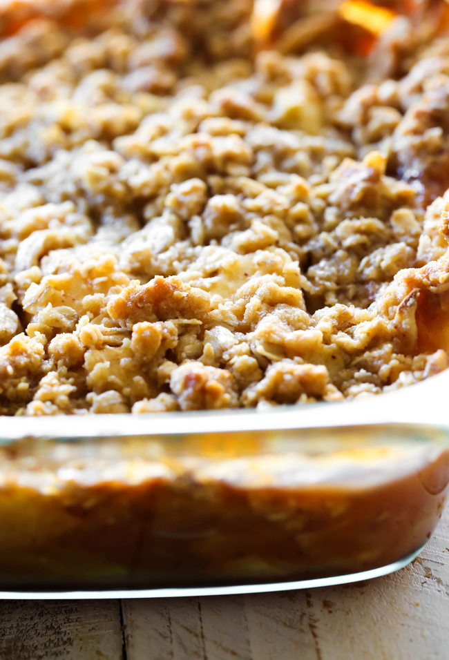 Easy Homemade Apple Crisp... this recipe is absolutely wonderful! Perfect flavor, texture and always a hit!