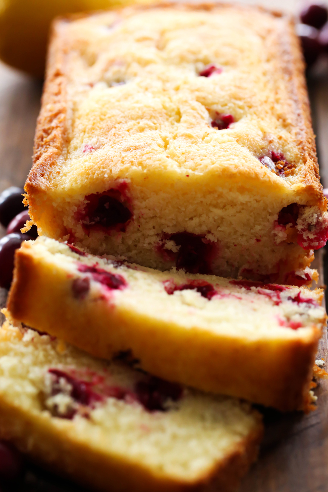 This Cranberry Lemon Pound Cake is super delicious. It is moist, refreshing and super simple to make. It is perfect for the holiday season.