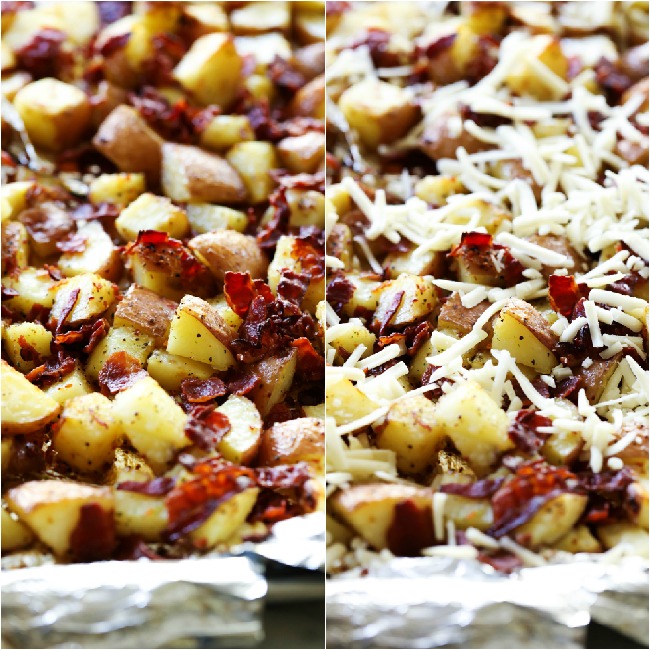 These Roasted Italian Red Potatoes with Asiago Cheese are so flavorful and make for a wonderful and simple side dish! They were a hit with my whole family!