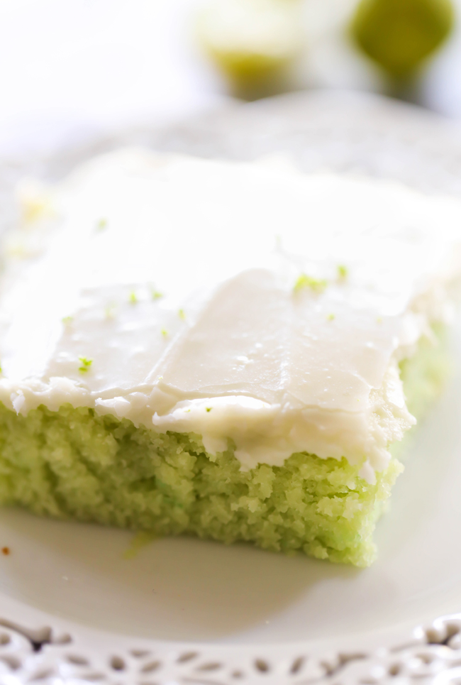 This Key Lime Sheet Cake is a tart and sweet cake with a delicious creamy frosting. It has a light and refreshing flavor and is loved by all who try it! If you love the citrusy flavors, then this cake is for you!
