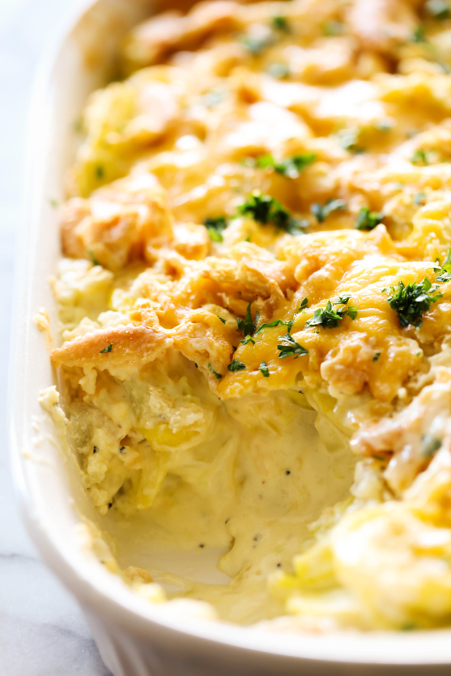 This Creamy Yellow Squash Casserole is such a wonderful side dish loaded with flavor. It goes wonderfully with almost any meal.