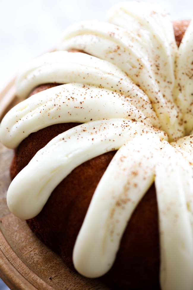 This Eggnog Bundt Cake is perfect for the holidays! This cake is moist and simple. It will be one dessert you want to make over and over again!