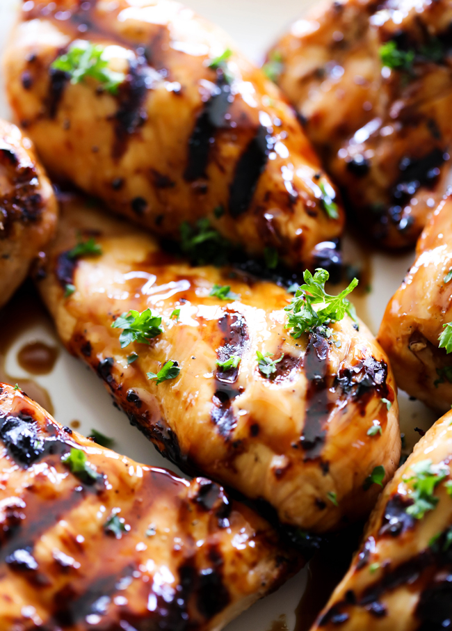 This Grilled Balsamic Glazed Chicken is super easy and absolutely INCREDIBLE! The marinade and glaze make this chicken packed with flavor. It is sure to become a new grilling staple at your home!