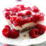 Raspberry Pretzel Jello Dessert