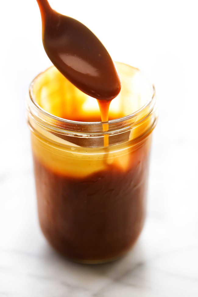 This Homemade Caramel Sauce is a great staple recipe. It is perfect for a variety of recipes; from topping, filling and everything in between this will serve as a regular in your home!