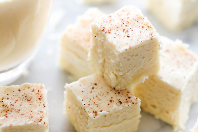 Eggnog Fudge
