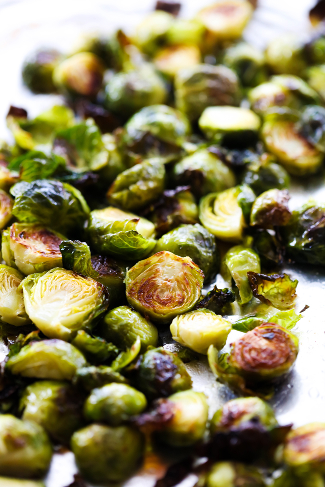 This Roasted Brussels Sprouts with Craisins recipe is quite the spectacular side dish. The flavor is outstanding. Not only is it a beautiful presentation, but it will quickly become a new family favorite side dish.