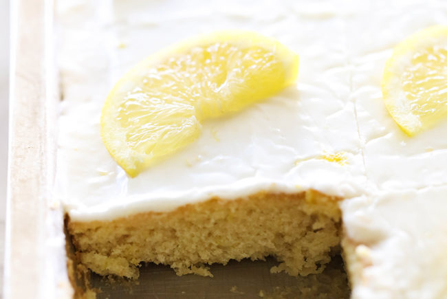 Lemon Sheet Cake