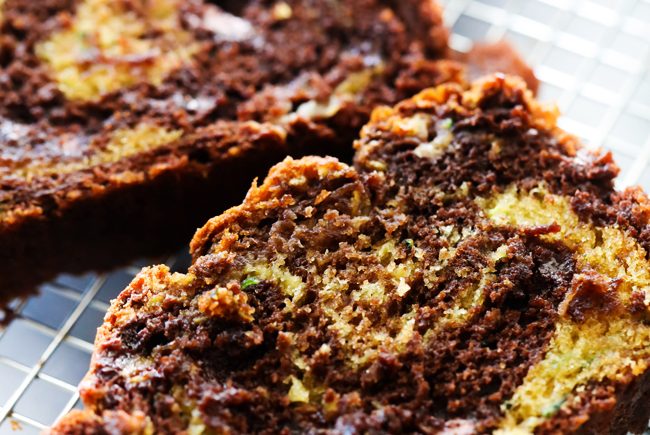Chocolate Swirl Banana Zucchini Bread