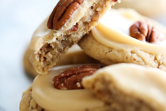 Caramel Pecan Cookies